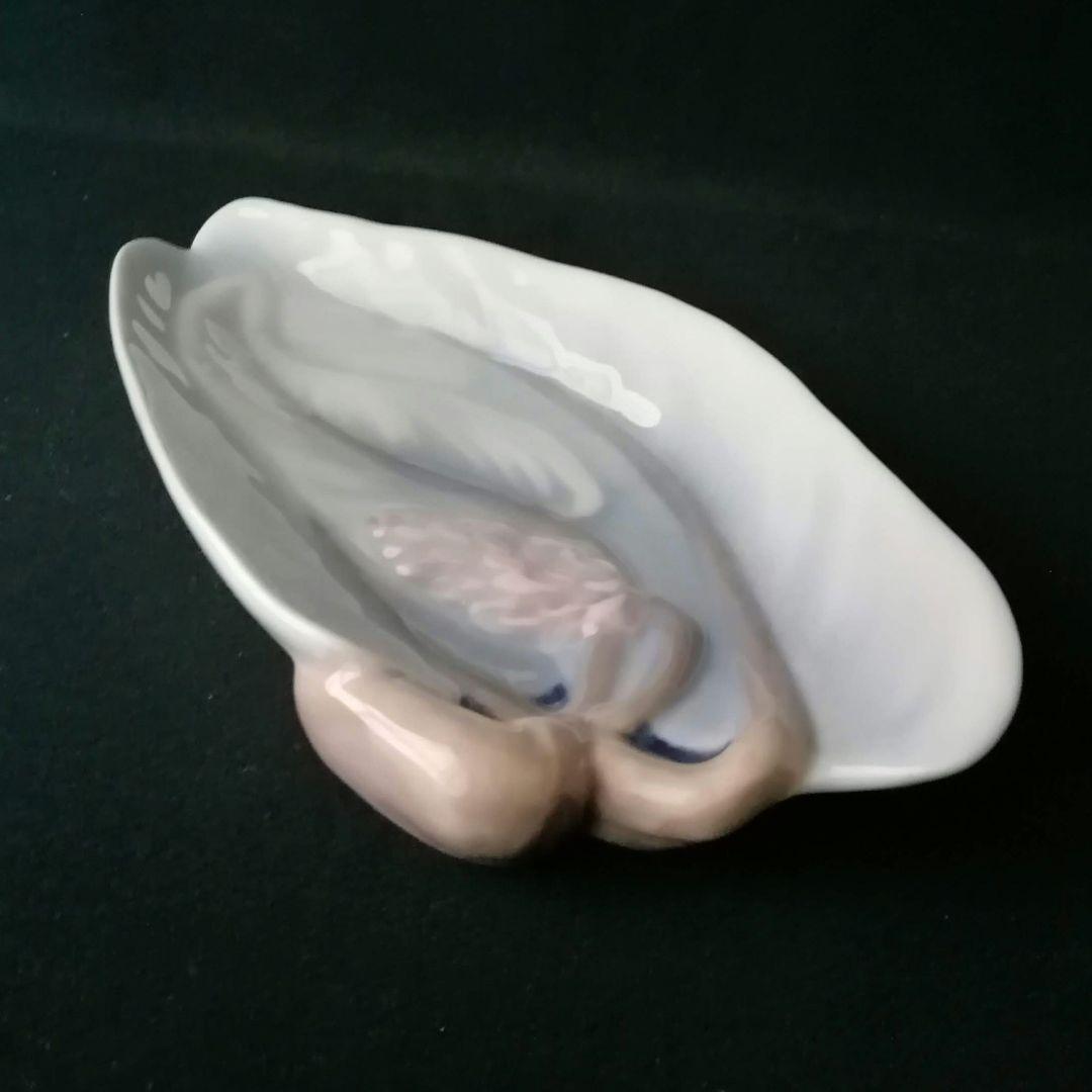 逸品　花文筆皿　ビングオーグレンダール（Ｂ＆Ｇ)　デンマーク　釉裏彩皿