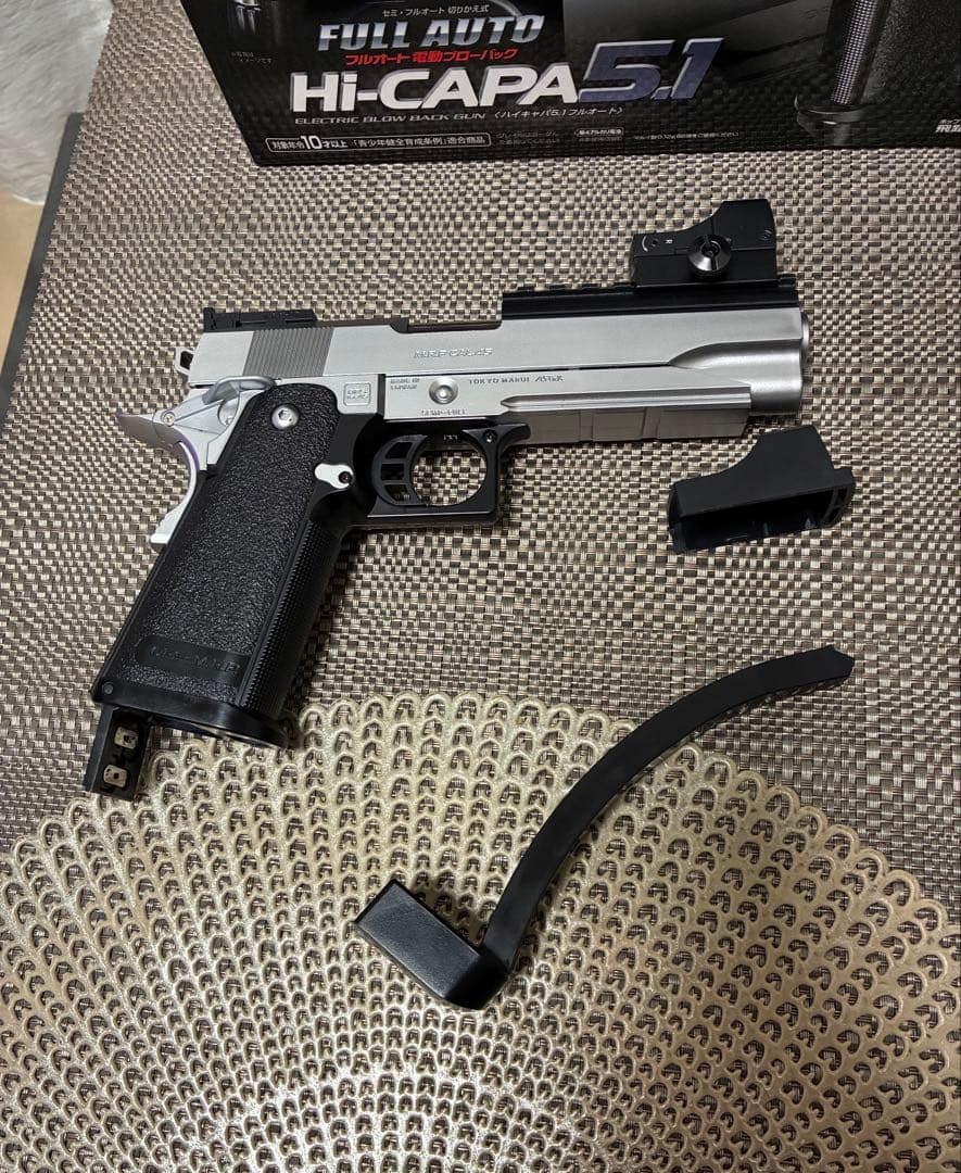 美品　東京マルイ　カスタム品　ハイキャパ　電動　強化ピニオン　マイクロプロサイト