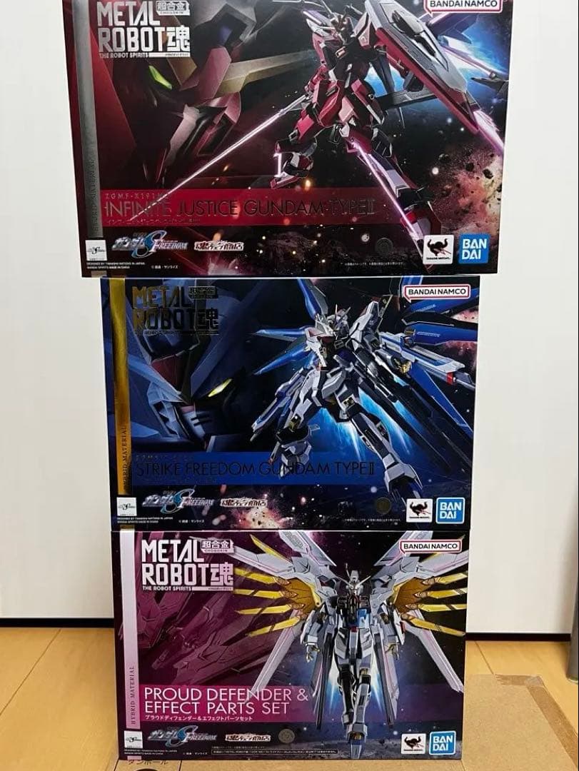 L ROBOT魂 機動戦士ガンダムSEED FREEDOM 3点セット