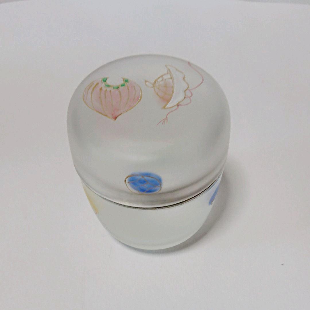 茶道具  義山  ガラス  棗  宝尽くし  長寿