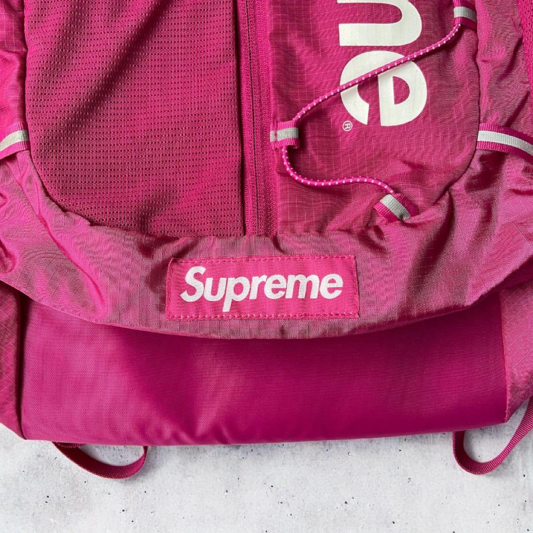 【supreme】シュプリーム　17SS Back pack マゼンタ　リュック