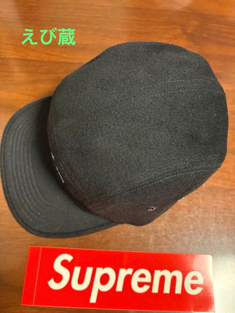 Supreme Wool Camp cap Black ナオキ