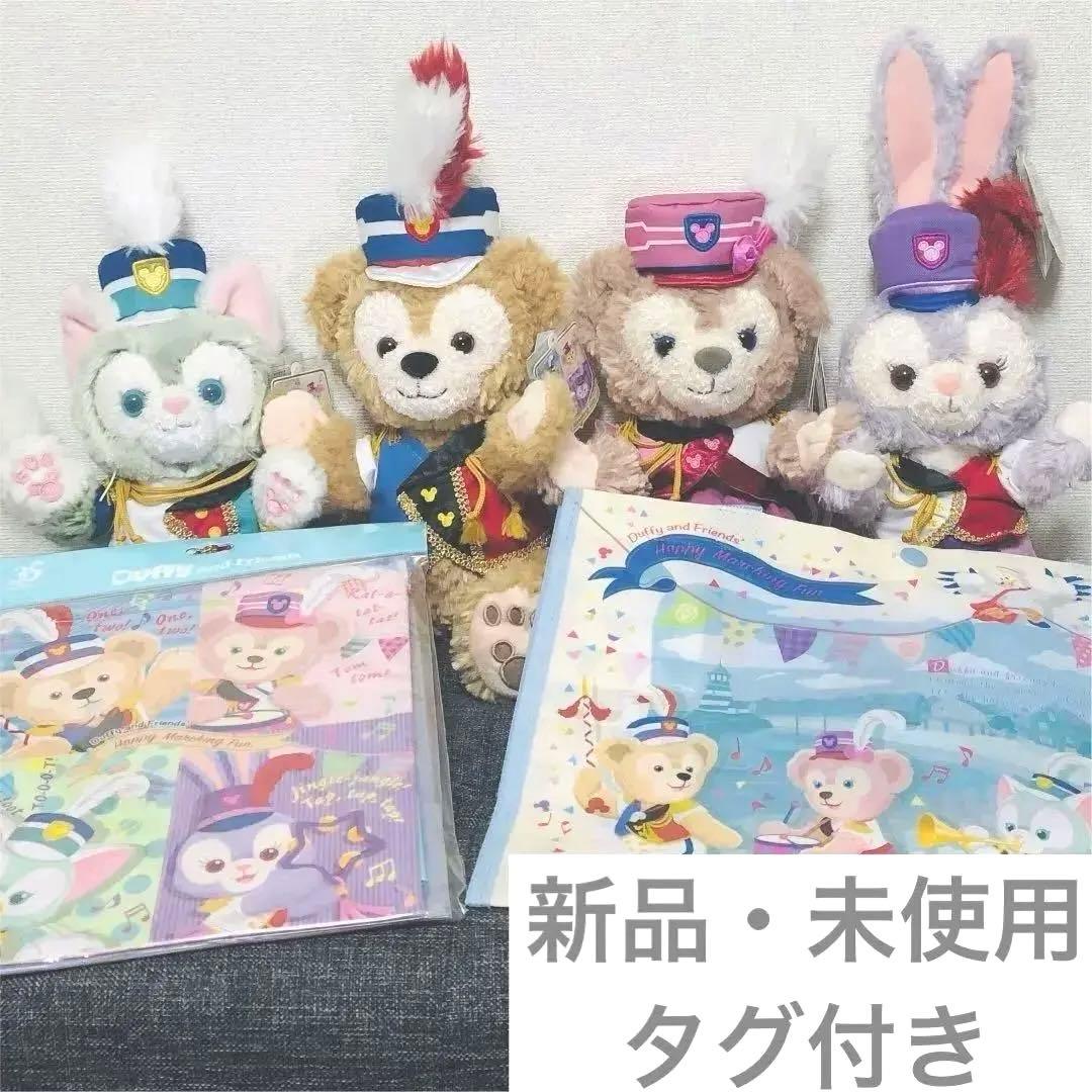 【新品・ダグ付き】35周年♡ダッフィー ハッピーマーチング ファン３点セット