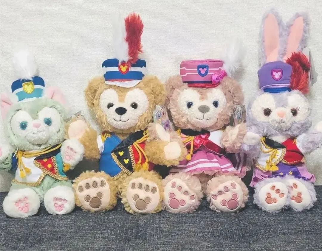 【新品・ダグ付き】35周年♡ダッフィー ハッピーマーチング ファン３点セット