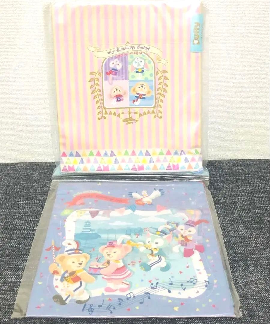 【新品・ダグ付き】35周年♡ダッフィー ハッピーマーチング ファン３点セット