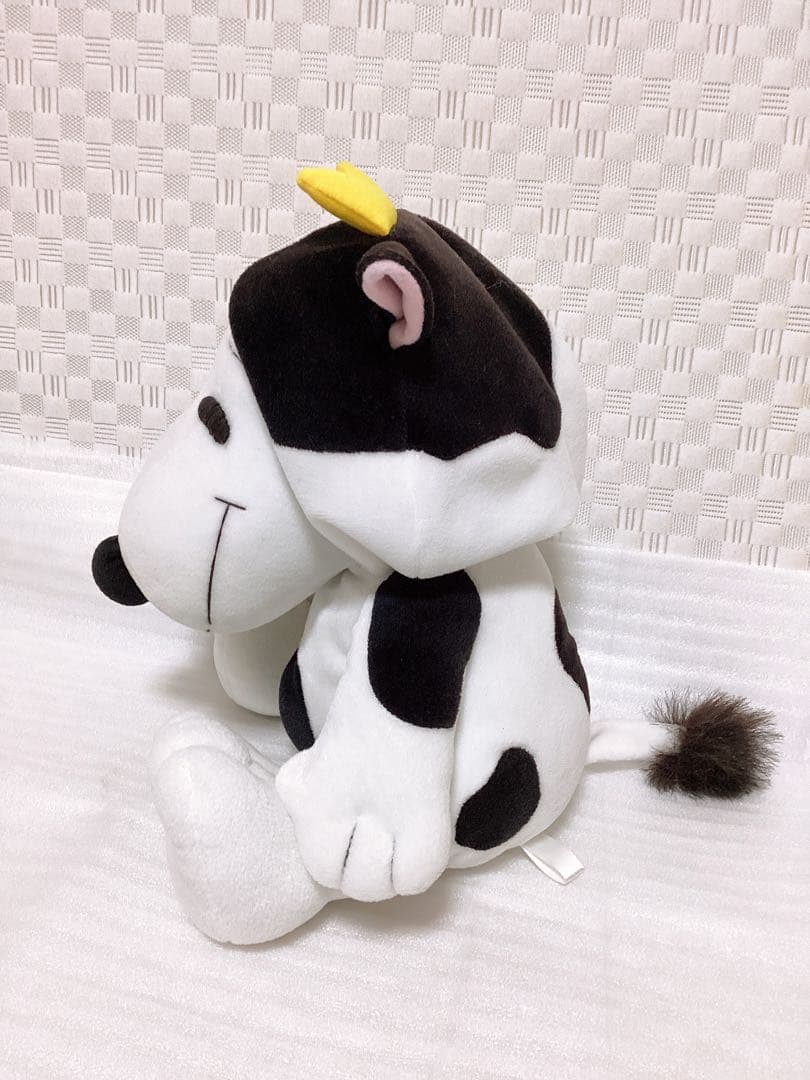 平成レトロ ❤︎PEANUTS スヌーピー❤︎非売品 牛のパーカー ぬいぐるみ レア