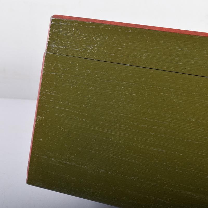 茶道具　面朱茶箱　京焼　山川巖作　茶碗　独楽棗など　九点一式　V　R8493