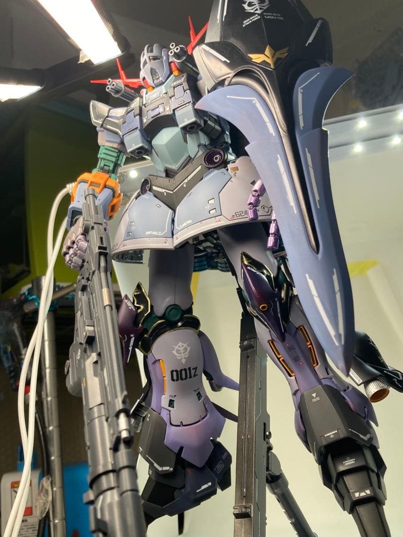 RG ジオング　パーフェクトジオング　全塗装　完成品 バージョン2