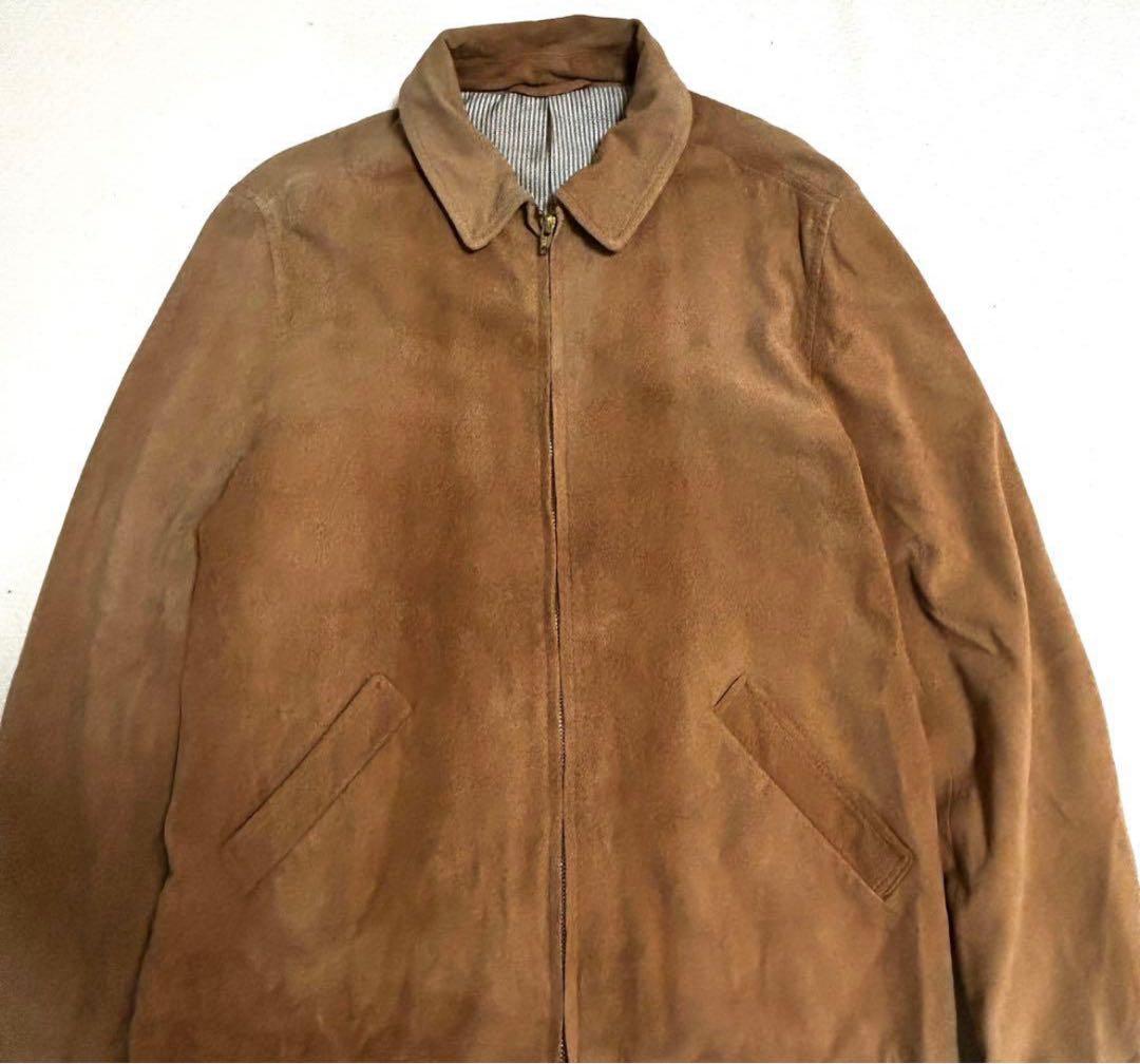 ADAM ET ROPE' ゴートスエード　シングルライダース　ゴートスキン