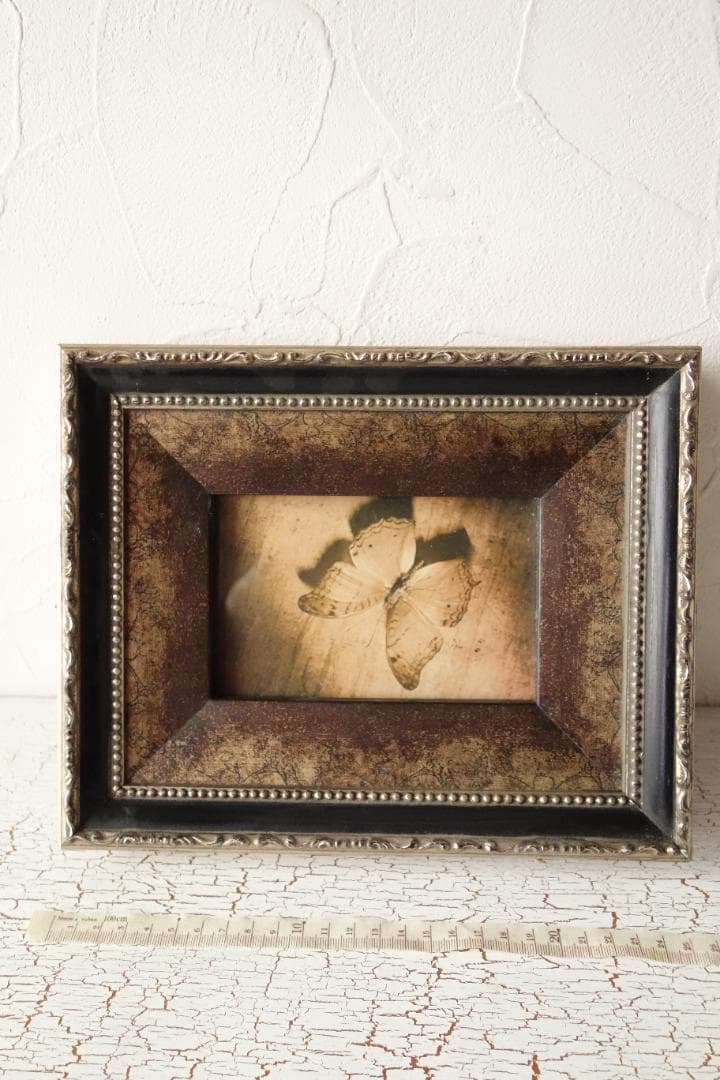 アンティーク風 蝶のフレーム