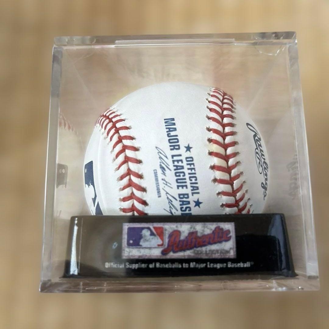 元阪神タイガース　ランディバース　直筆サインボール