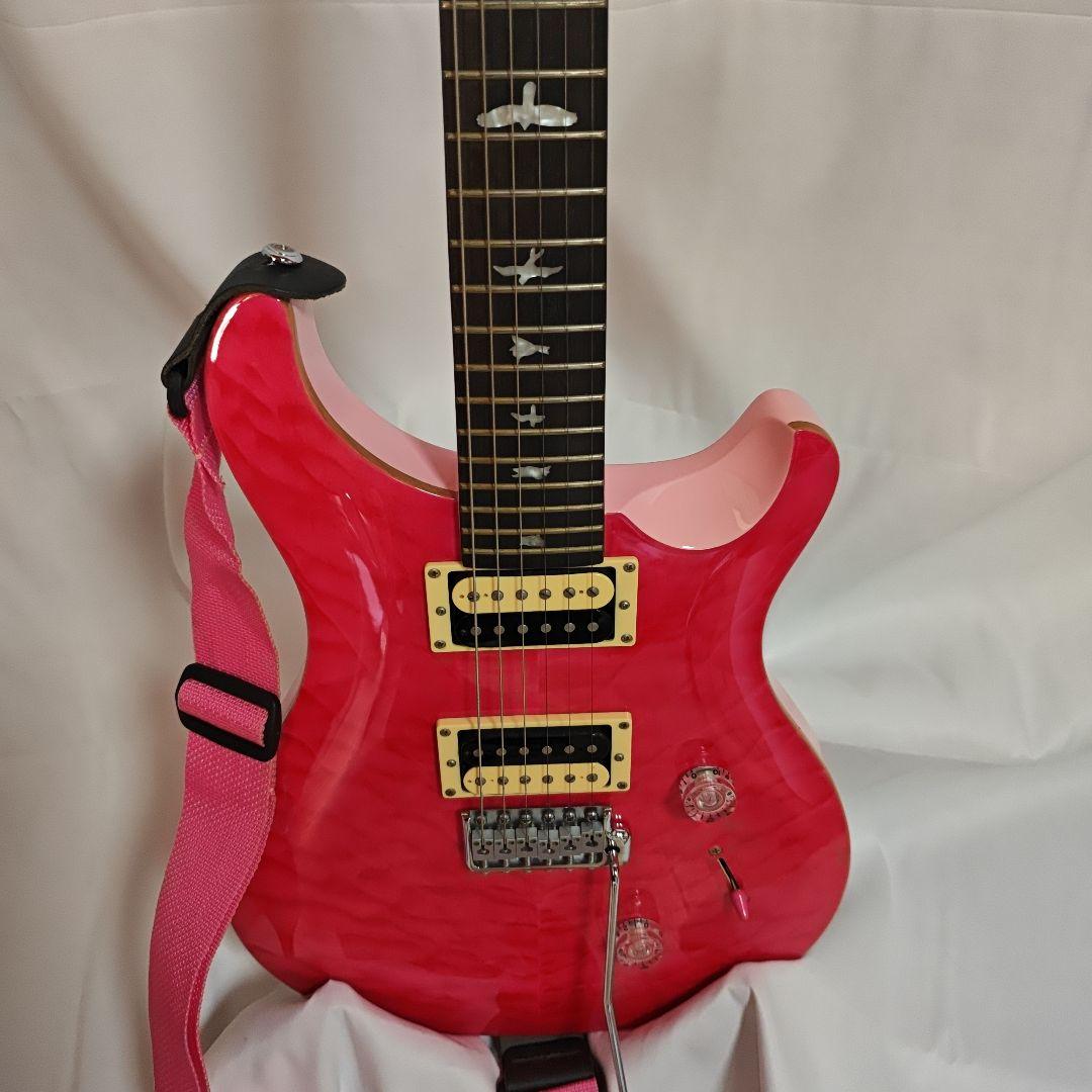 美品　PRS SE Custom 24 Bonnie Pink
