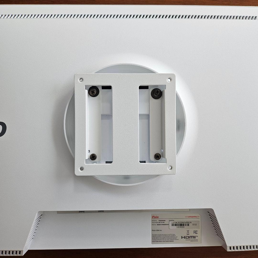 ピクシオゲーミングモニターとエルゴトロンモニターアームのセット