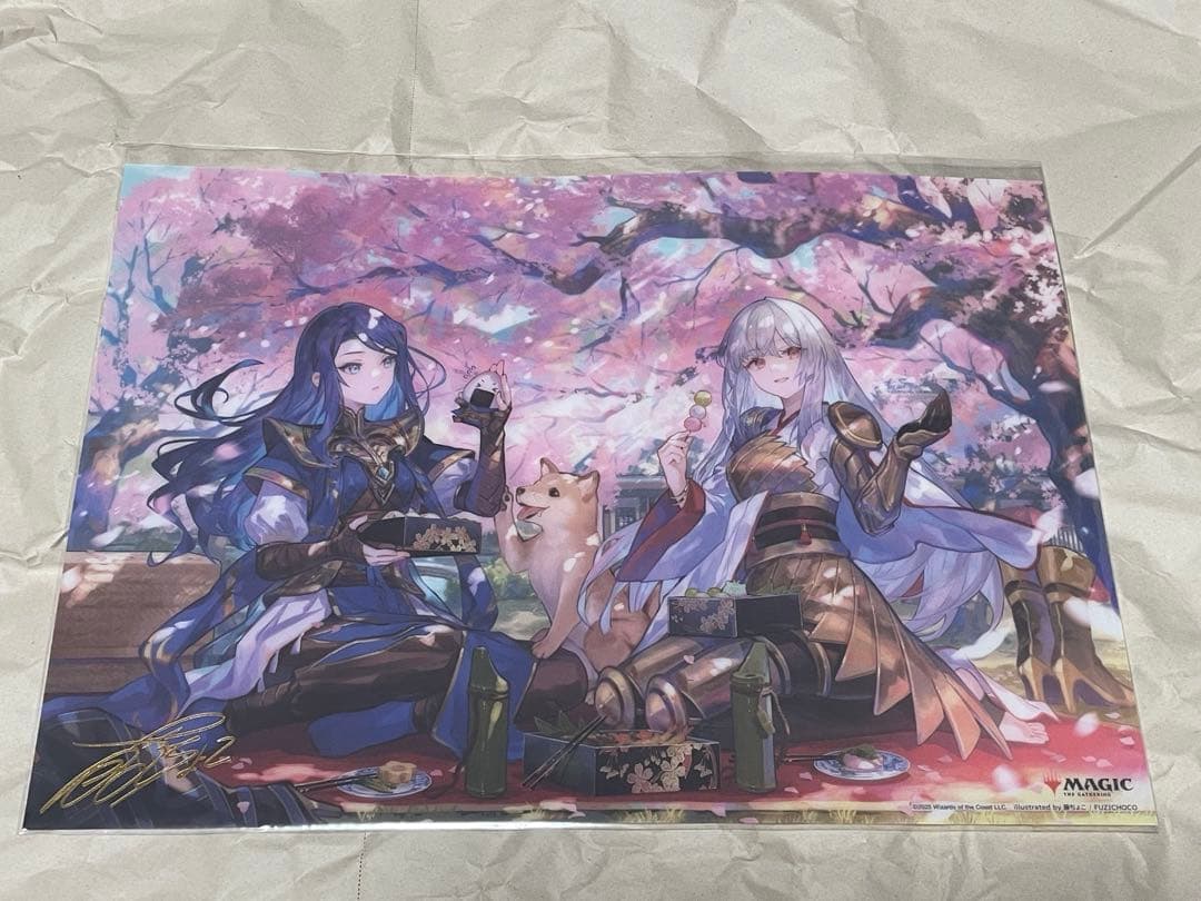 MTG 放浪皇のお花見キャンペーン セット プレイマット 藤ちょこ