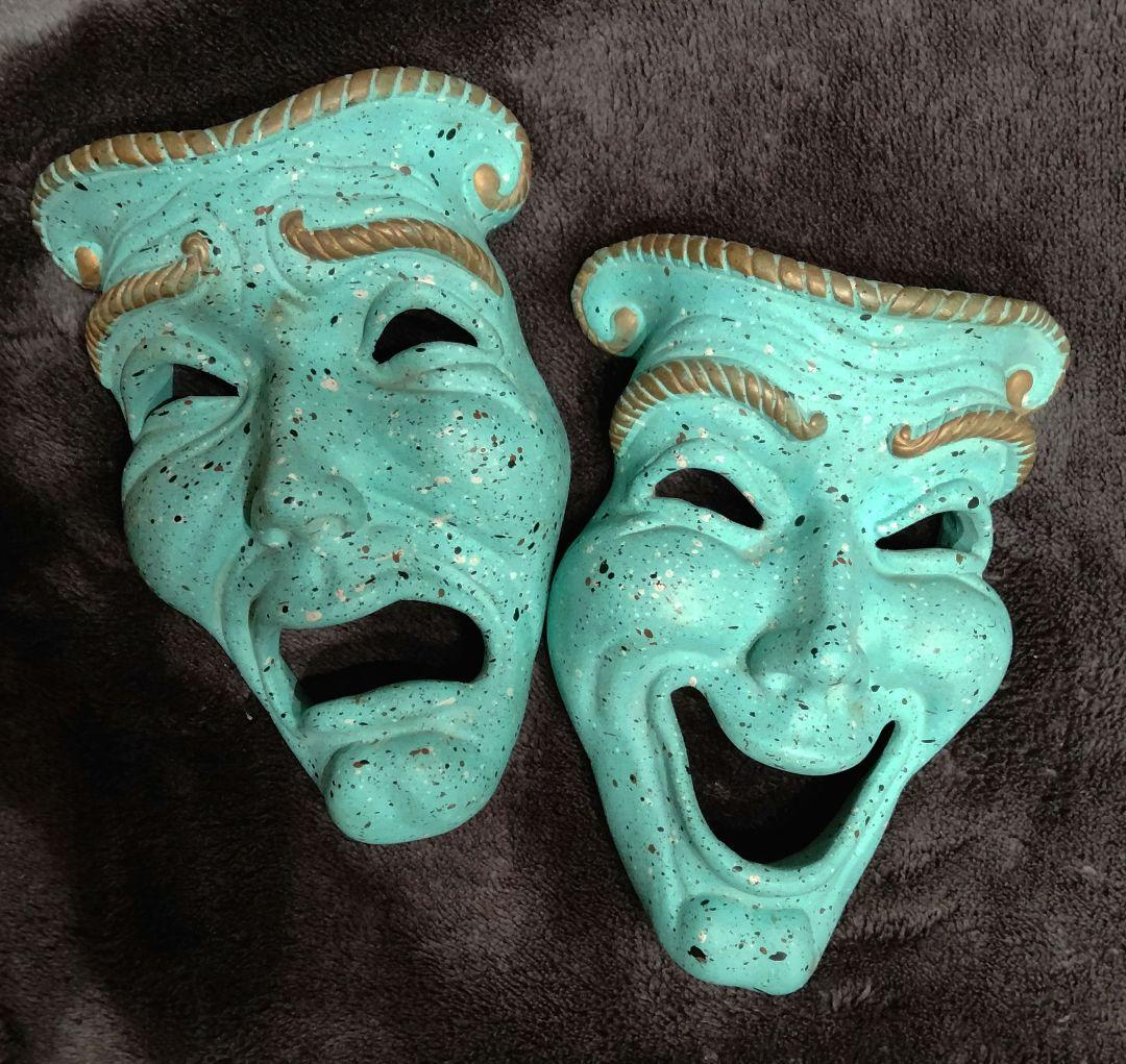 激レア 50s ツーフェイス　壁掛け　two face ビンテージ　ロカビリー