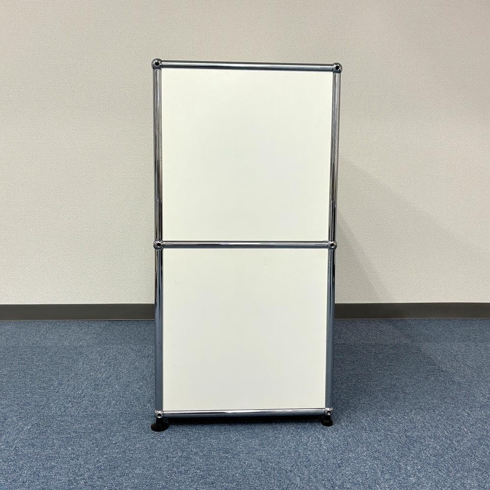 中古 USMハラー｜リビング・サイドボード 1列2段 ピュアホワイト