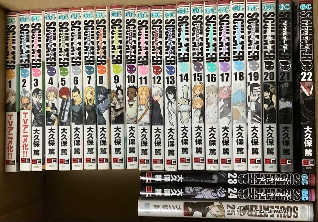 ソウルイーター原作漫画全巻、ソウルイーターノット全巻、関連グッズセット