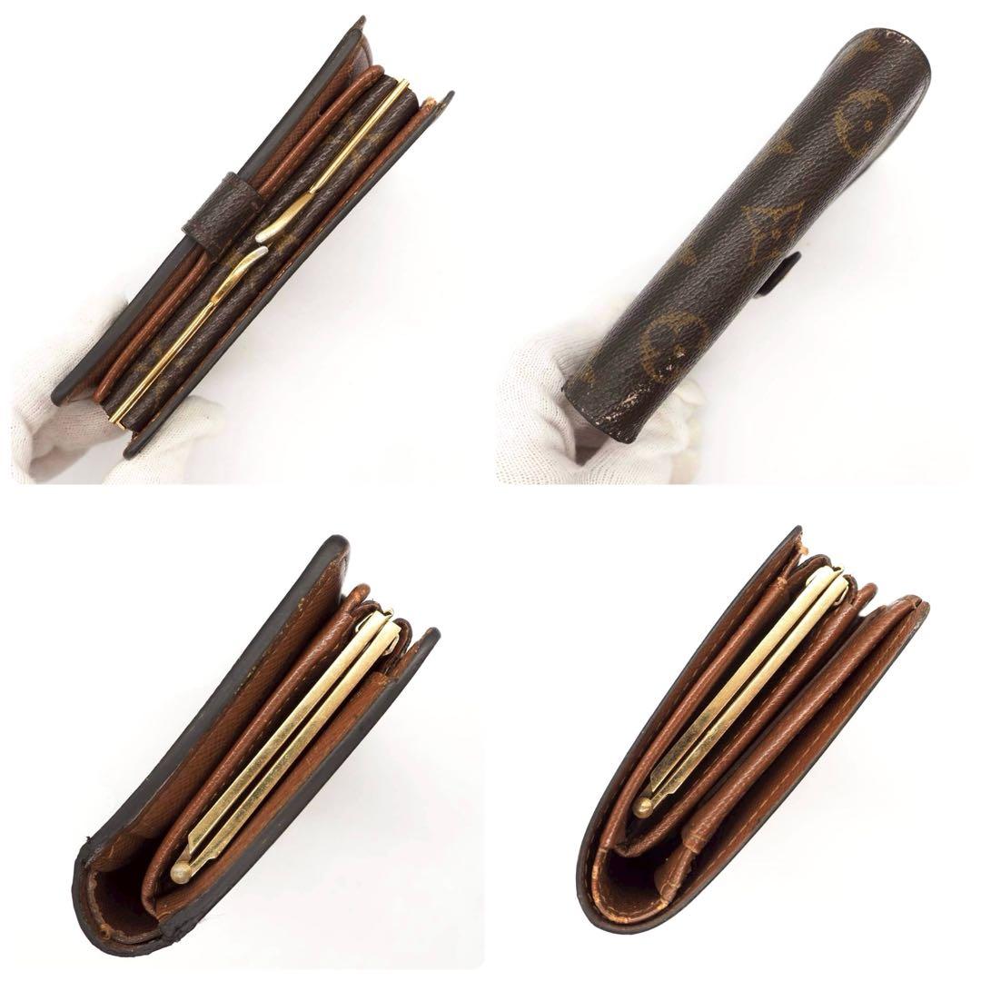 ルイヴィトン ヴィエノワ 二つ折り財布 がま口 モノグラム コンパクト