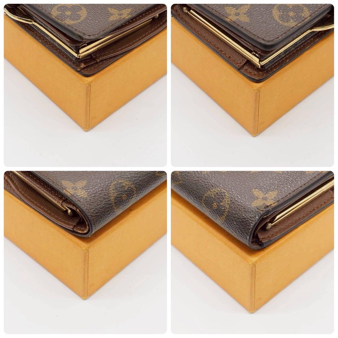 ルイヴィトン ヴィエノワ 二つ折り財布 がま口 モノグラム コンパクト