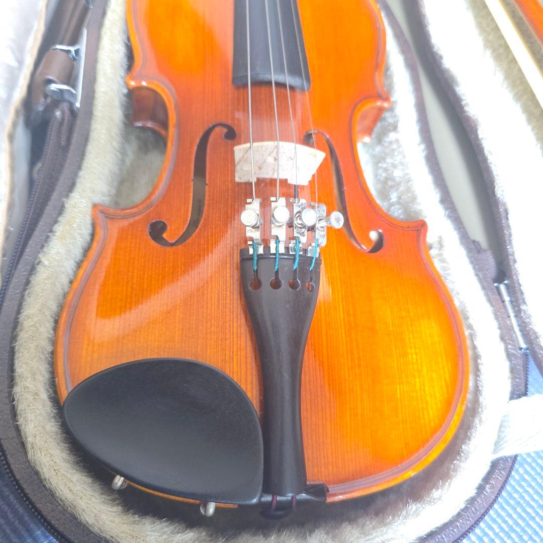 【418】極虎艶杢　鈴木バイオリン No.300● 1/8 2001年製