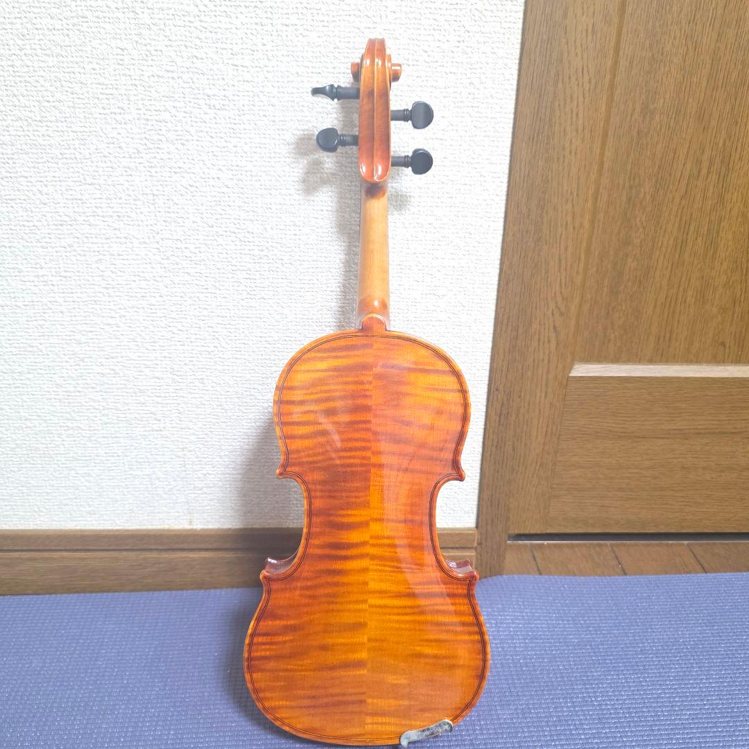【418】極虎艶杢　鈴木バイオリン No.300● 1/8 2001年製