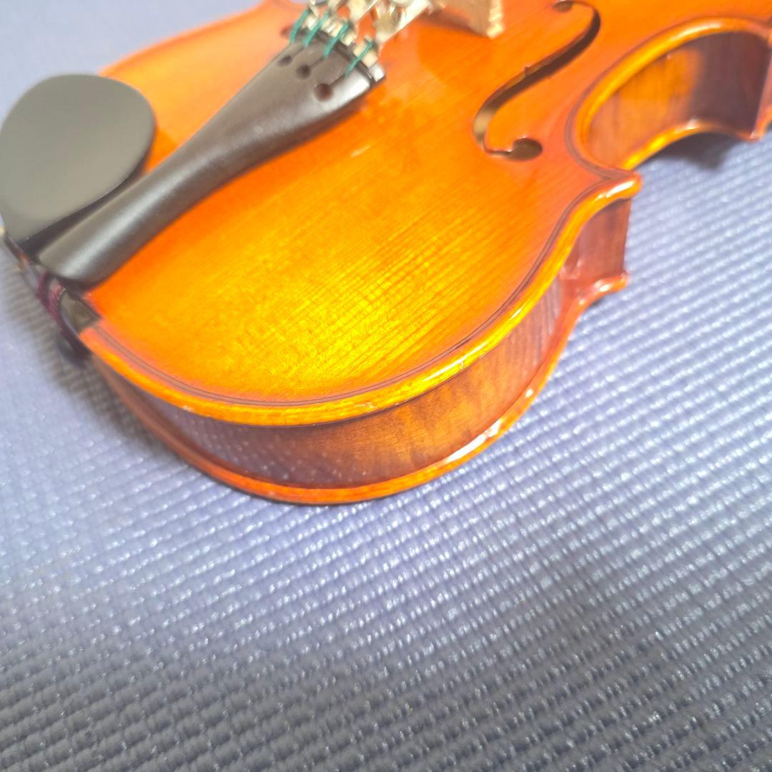 【418】極虎艶杢　鈴木バイオリン No.300● 1/8 2001年製