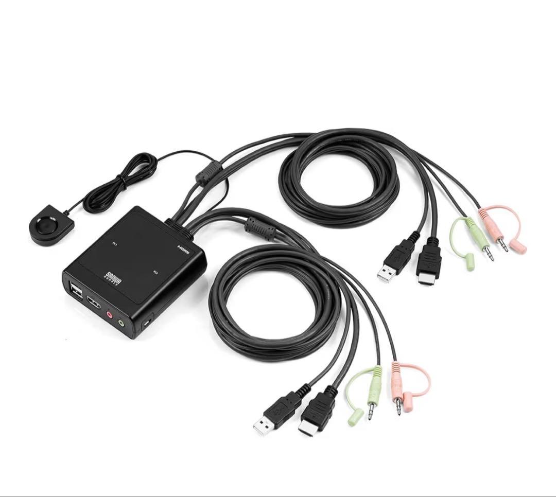 【新品未開封】サンワダイレクト KVMスイッチ400-SW038