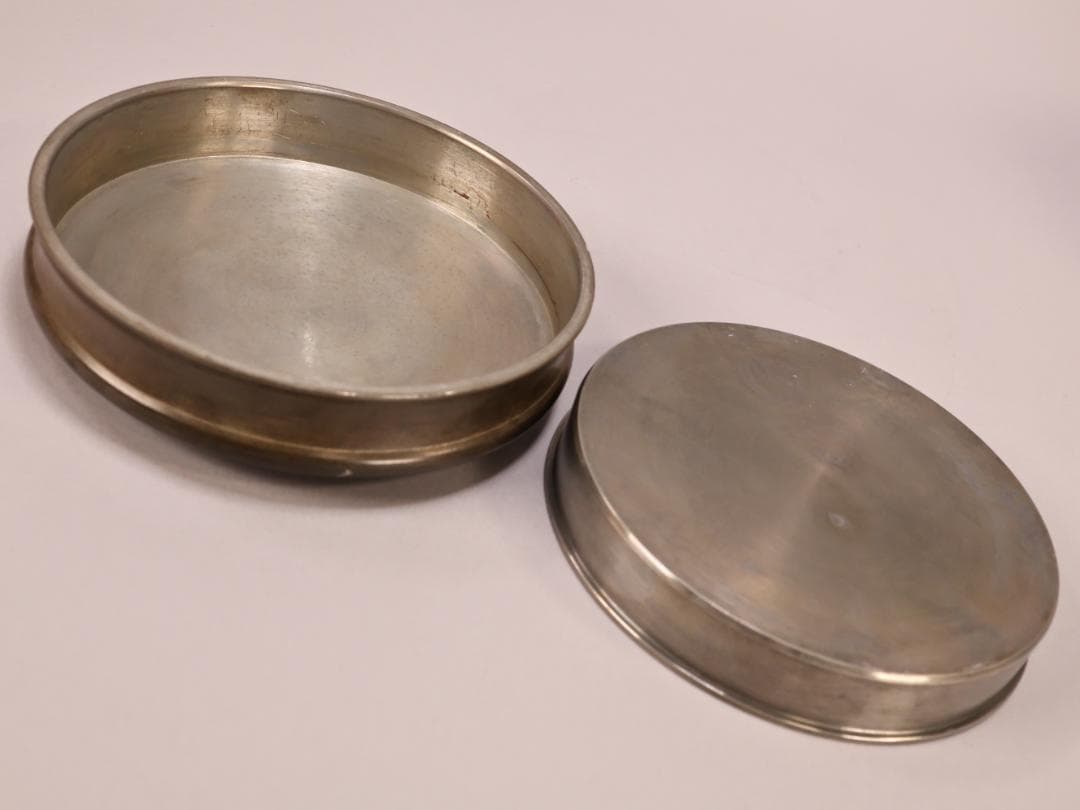 BK401　茶葉罐 蔵六居造 錫刻人物詩文図巨大茶心壺 茶筒 茶入 茶壷 茶道具