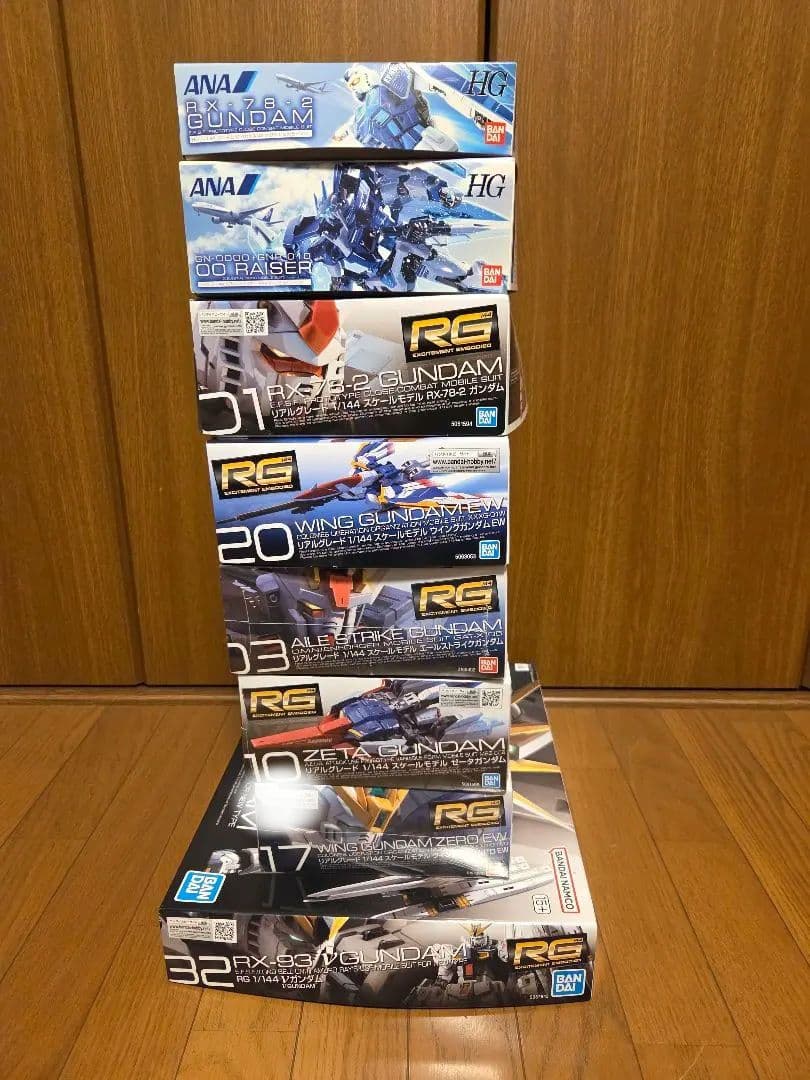 ガンプラRG・HGシリーズまとめ売り！　ANA限定あり