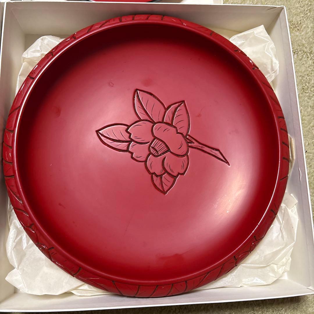 村上木彫堆朱 4枚セット