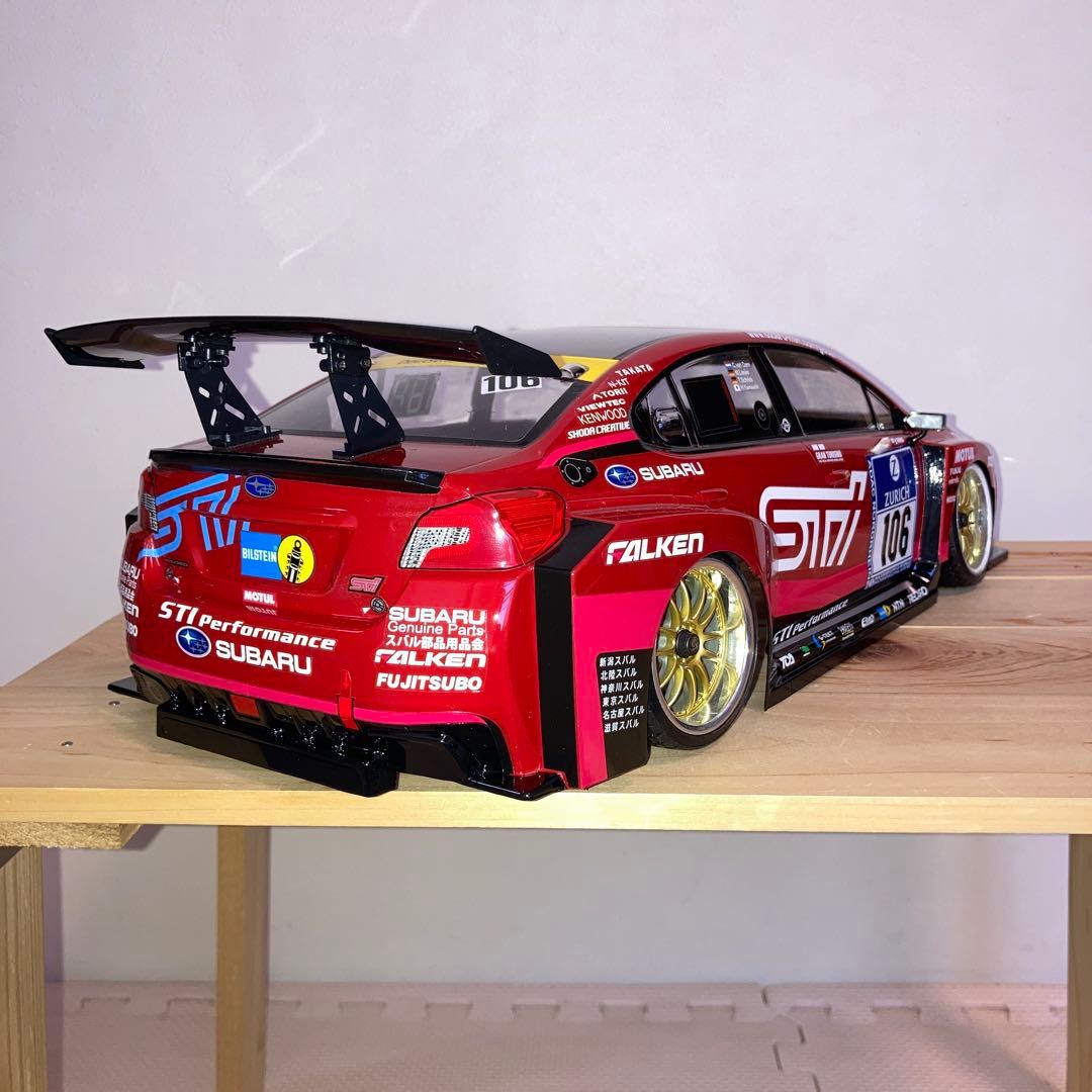 タミヤ　SUBARU WRX STI NBRチャレンジ ボディ