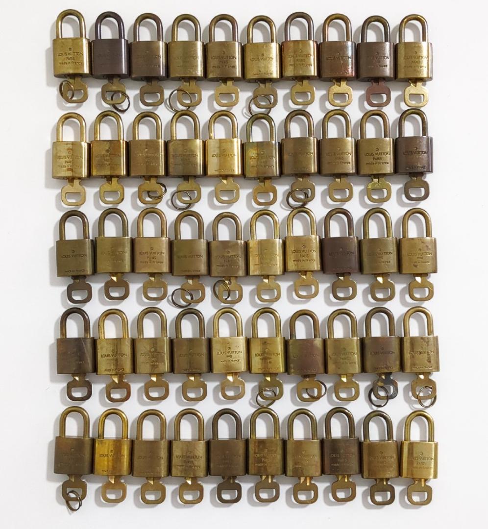 ルイヴィトン パドロック/南京錠 50個セット キー各1本付