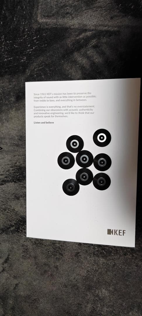 KEF S2 Floor Stand カーボン・ブラックペア スピーカースタンド