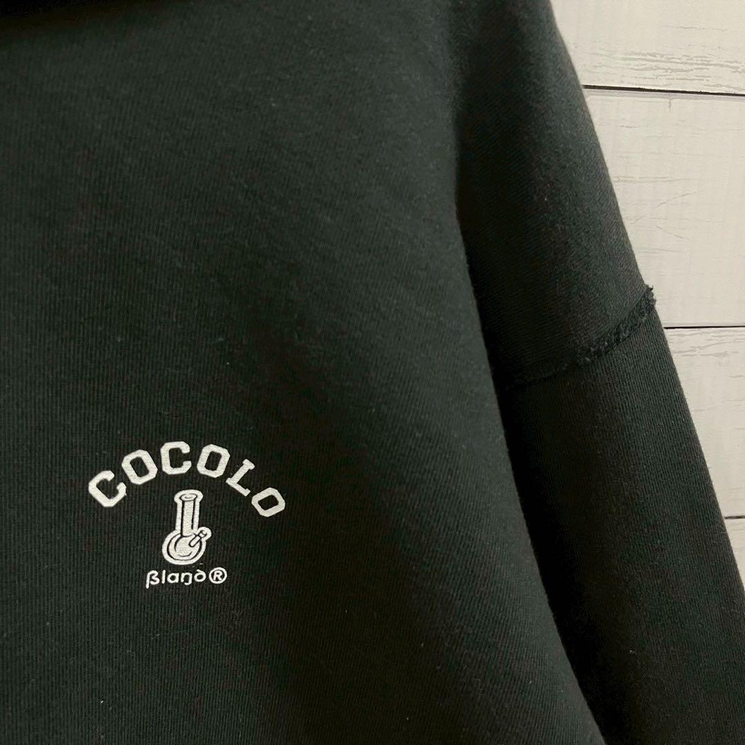 1【人気Lサイズ】ココロブランド☆両面ロゴ ビッグロゴ パーカー☆7394