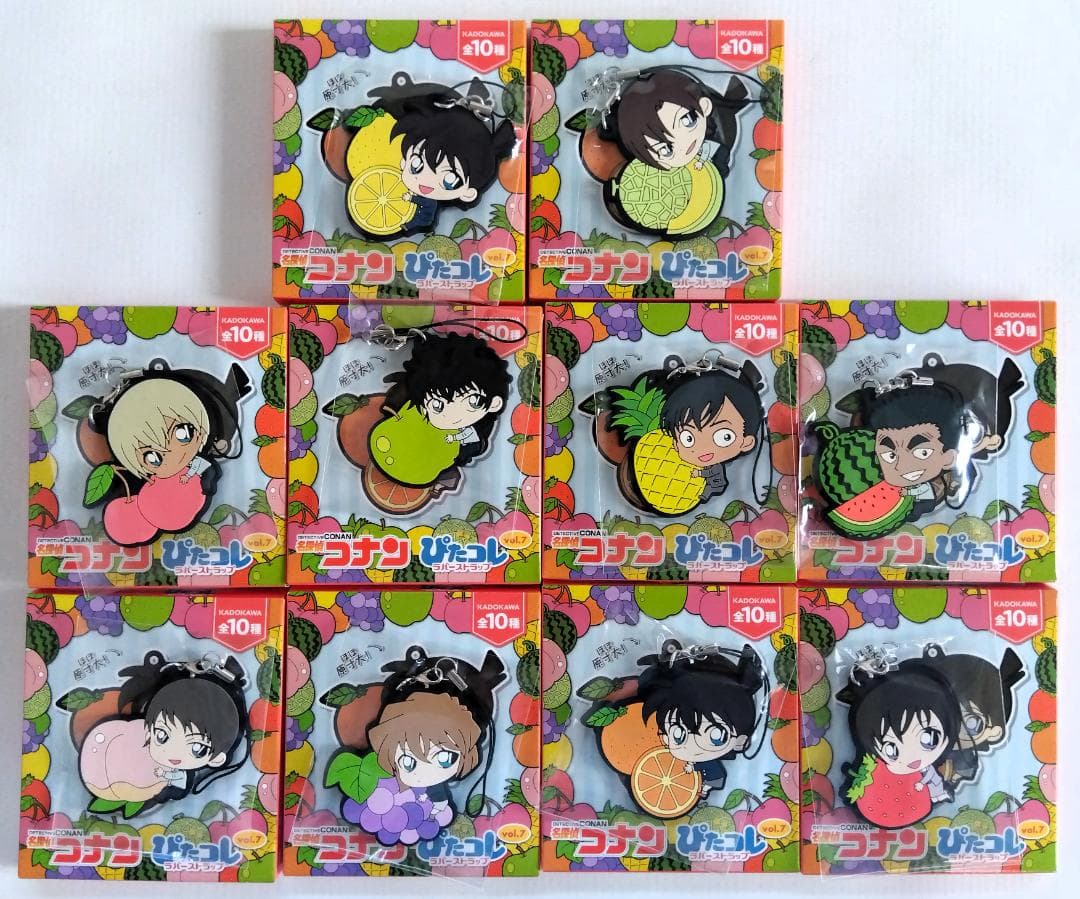 d*9様 名探偵コナン 『缶バッジ BOX3箱』『ラバーストラップ BOX1箱』