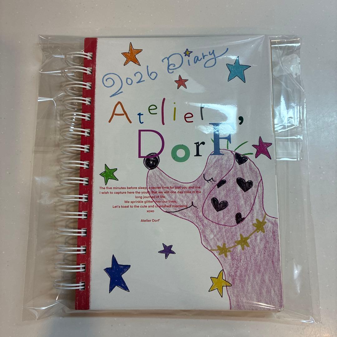 AtelierDorF 2026スケジュール帳　アトリエドルフ　手帳