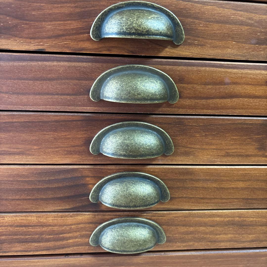 フランス　DMC 裁縫箱　刺繍糸　キャビネット　引き出し　ソーイングボックス