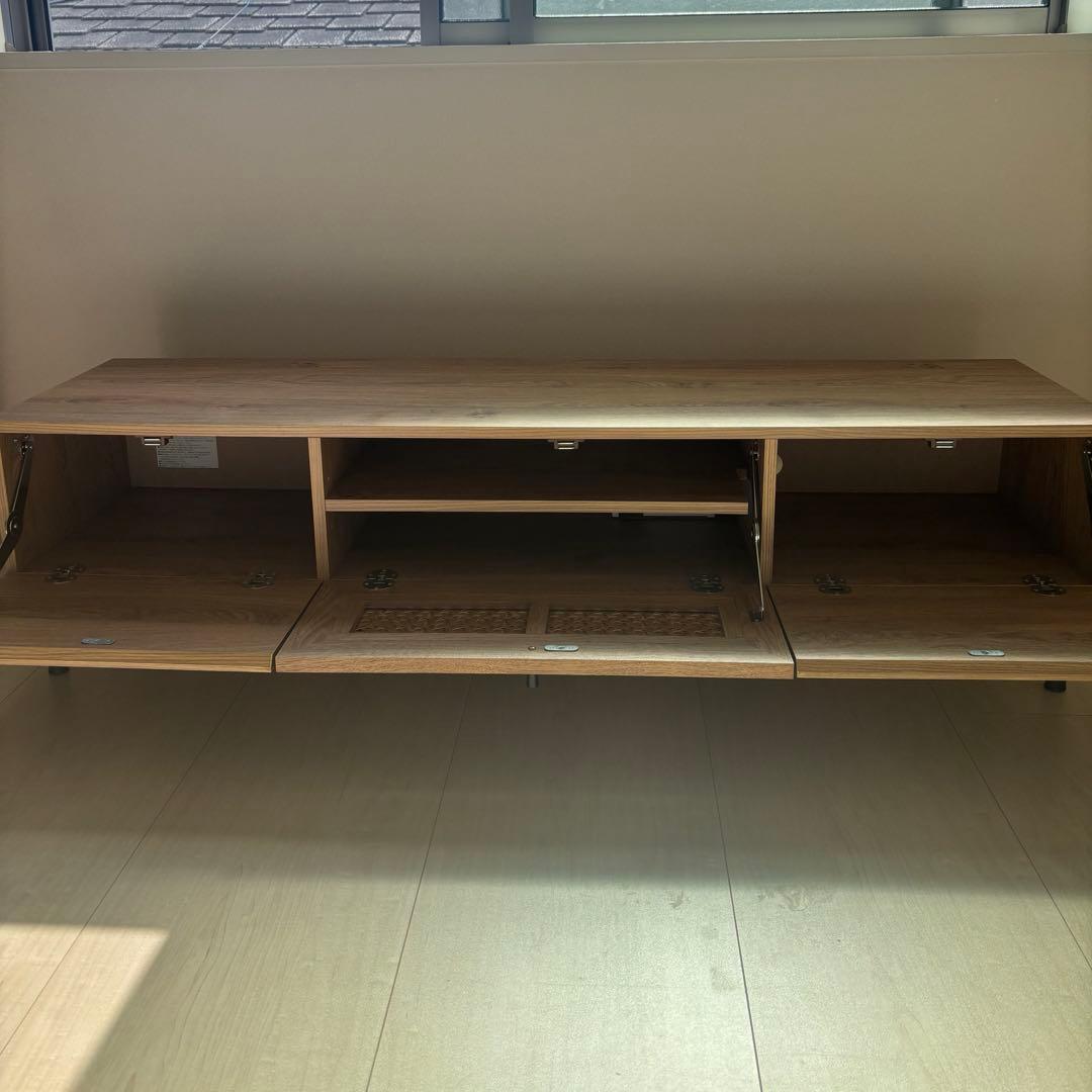 LOWYA ロウヤ　テレビボード　テレビ台　ラタン調