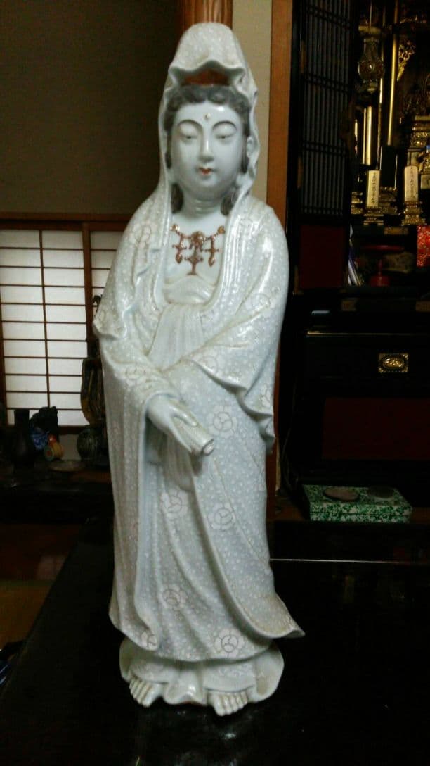 骨董品　観音様　床の間の飾り