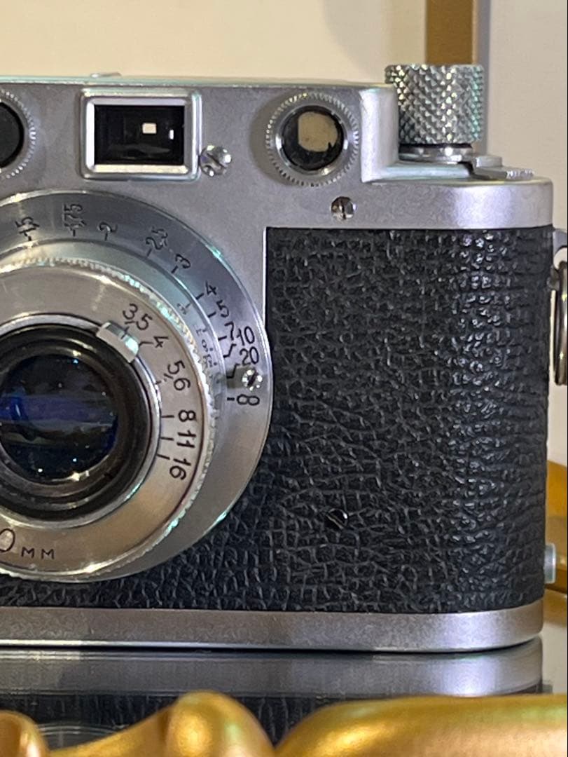 Leica Ⅲf バルナック＋ FED 50mm f3.5沈胴式＋ 革ケース