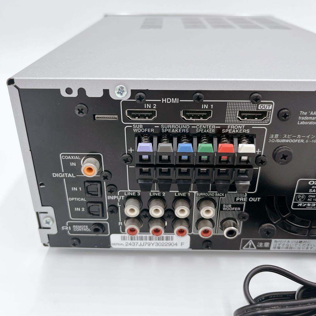 【付属品完品・美品】ONKYO AVアンプ SA-205HD
