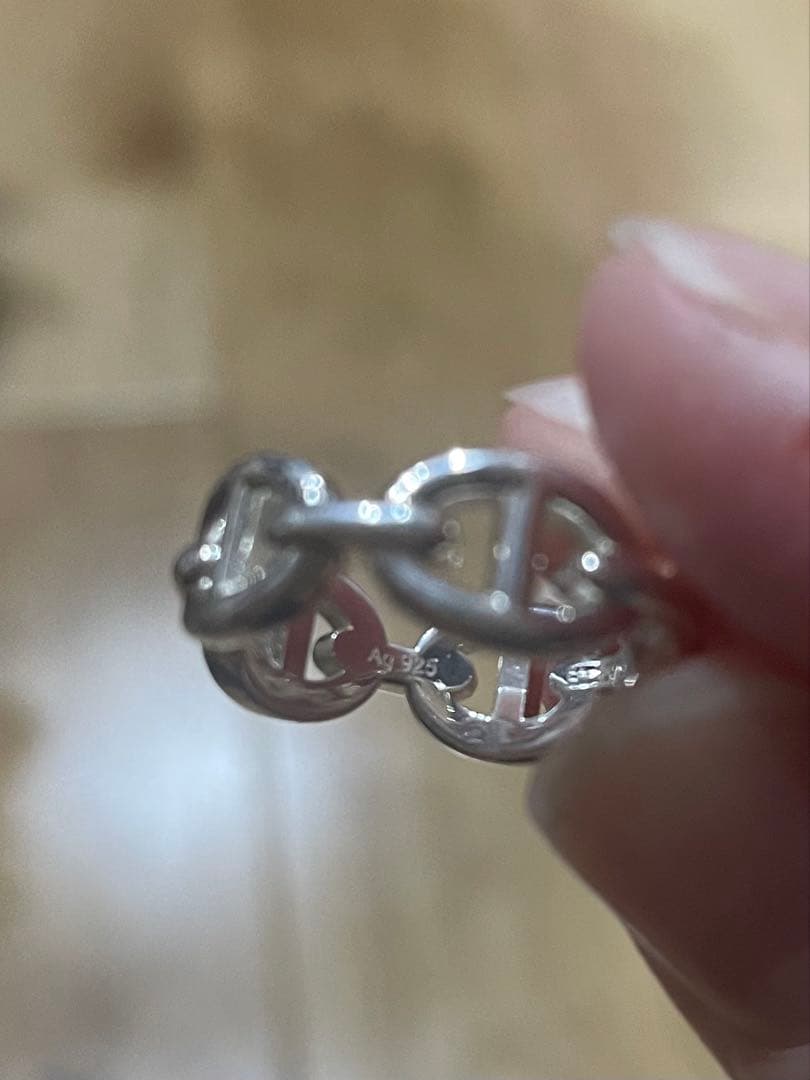 HERMES シェーヌダンクル アンシェネ リング 9号