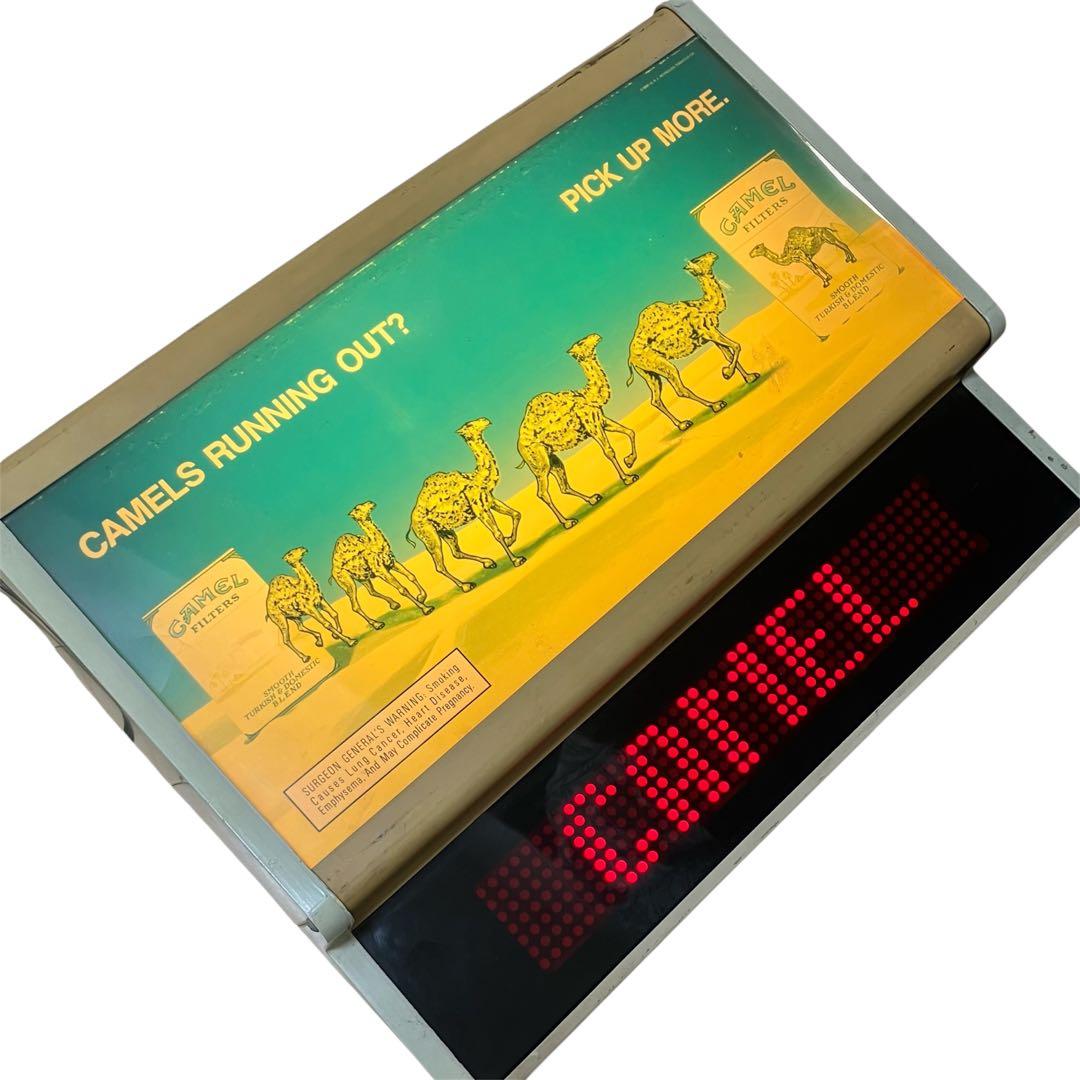 初代ヴィンテージ CAMEL サインライト 電飾看板 非売品 販促什器 備品