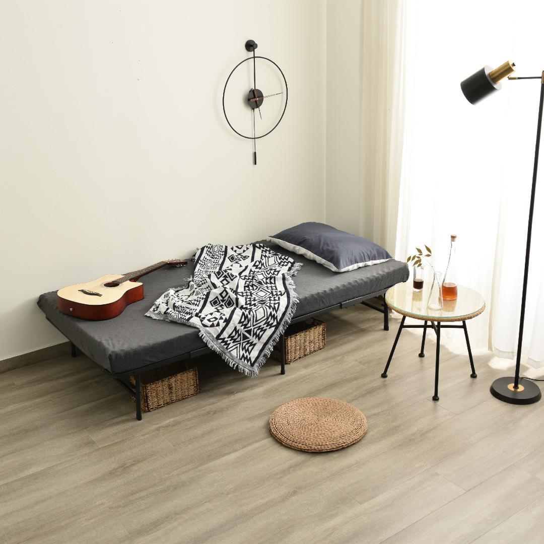 新生活応援！パイプベッド 折りたたみベッド シングル　省スペース 一人暮らし