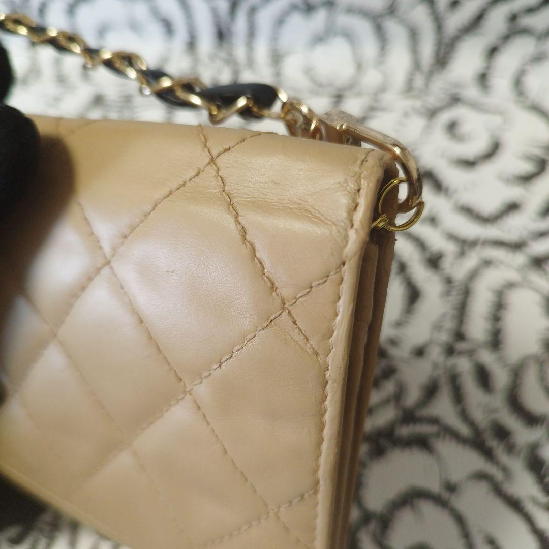 シャネル　カンボンライン　斜め掛け中財布