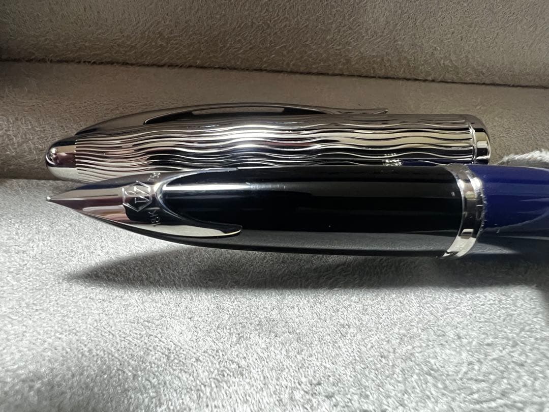 ウォーターマン　カレン・デラックス 万年筆 F 細字　ブルーST 2166343