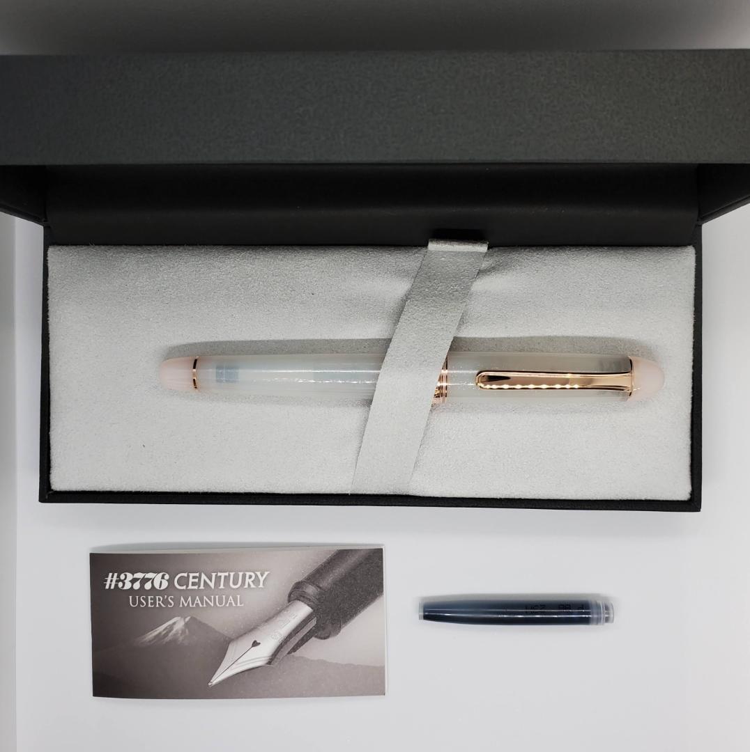 【新品】万年筆　八文字屋オリジナル　初雪　細字F