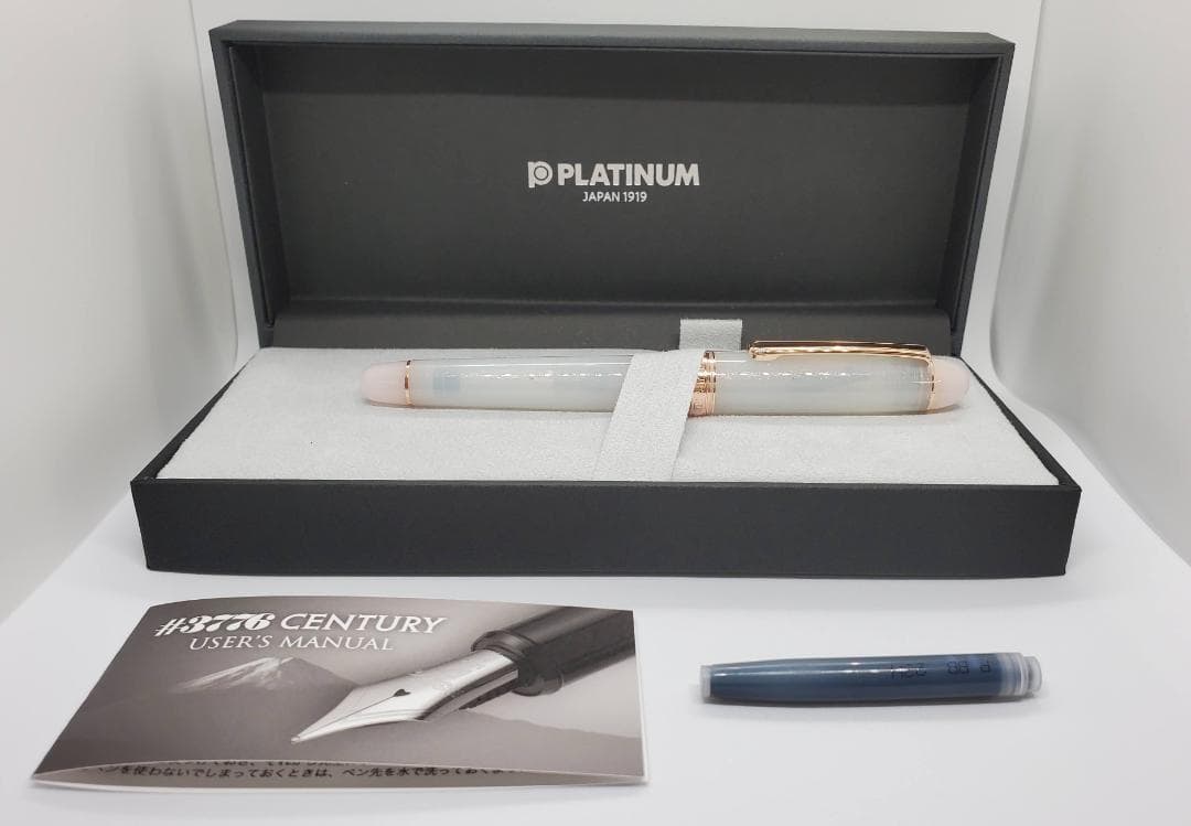 【新品】万年筆　八文字屋オリジナル　初雪　細字F