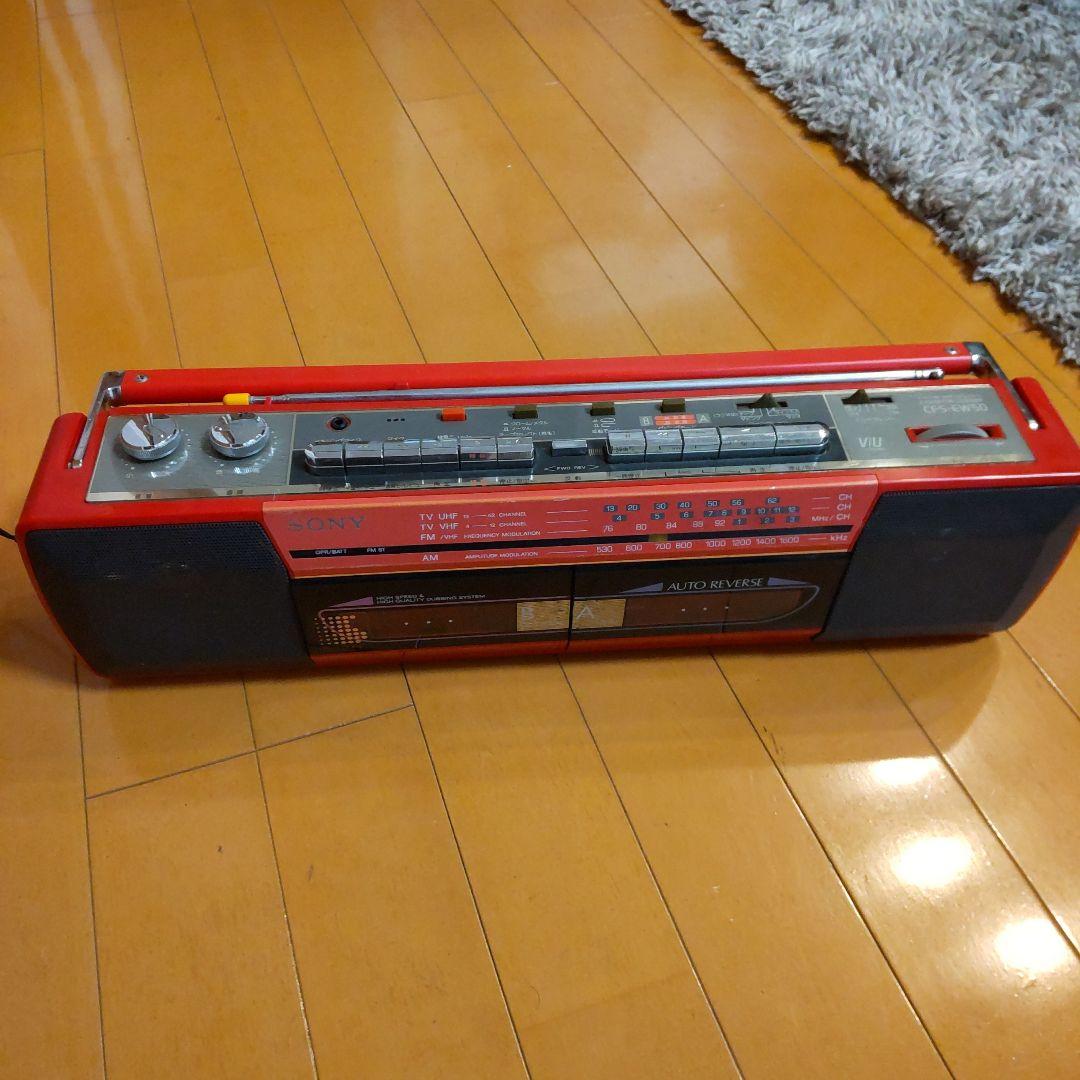 レトロ品　SONY CFS-EW50 CASSETTE-CORDER
