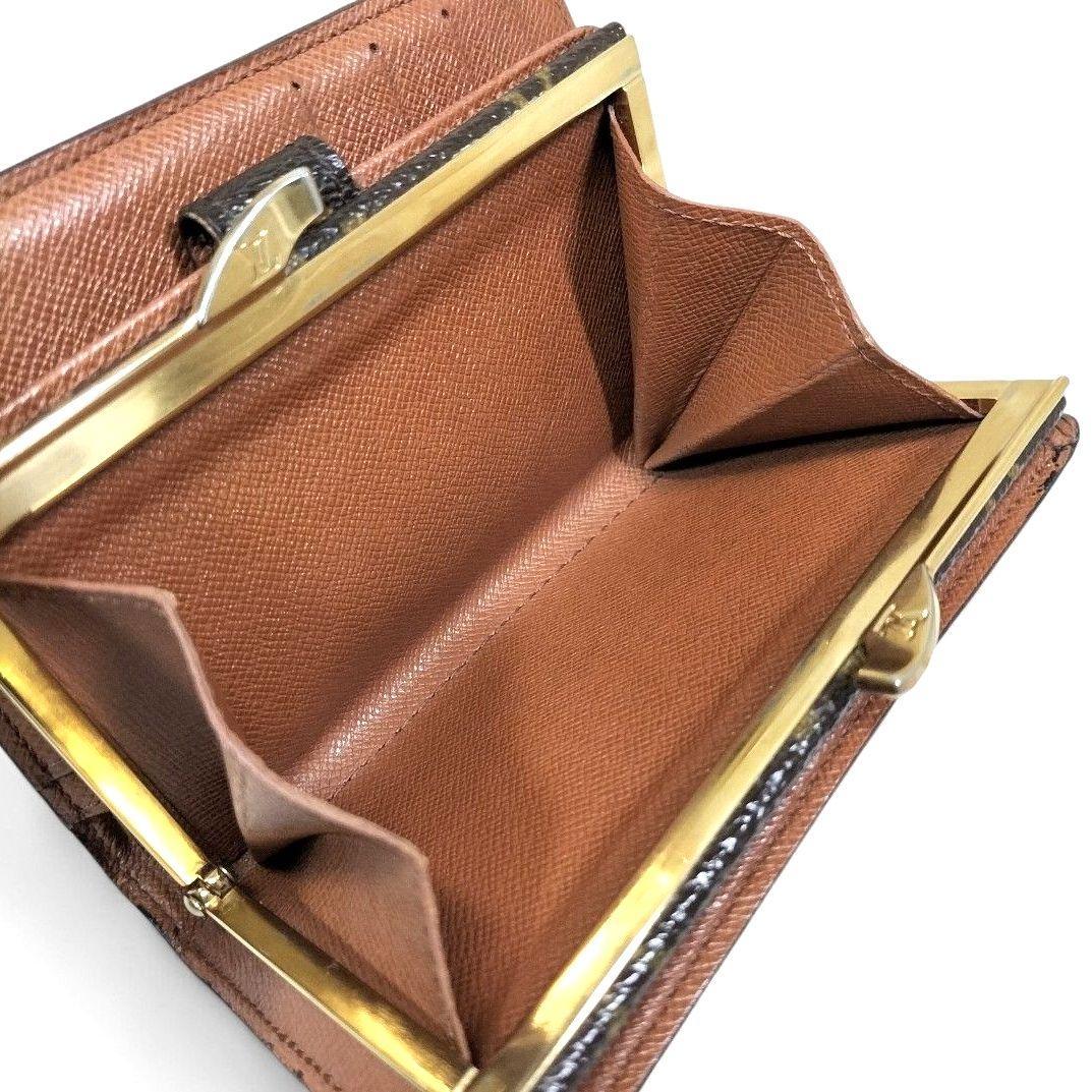 モノグラム ポルトフォイユ ヴィエノワ がま口 二つ折り 財布 ルイヴィトン